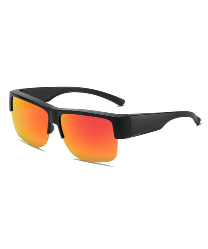 Handmade Blue Resin Holiday UV Protection Sunglasses