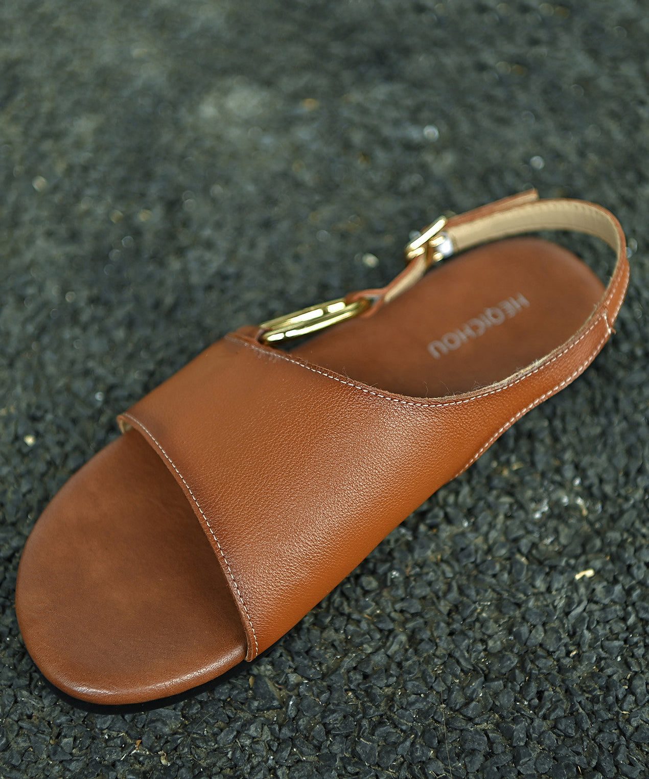 Handmade Cowhide Leather Flat Sandals Hiking Sandals