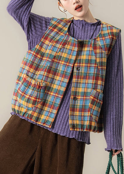 Handmade Purple Oversized Striped Knit Pullover Winter