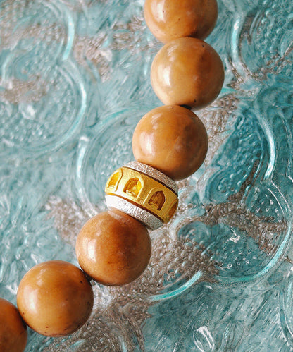 Handmade Silver Thousand niche Buddha Transport Beads