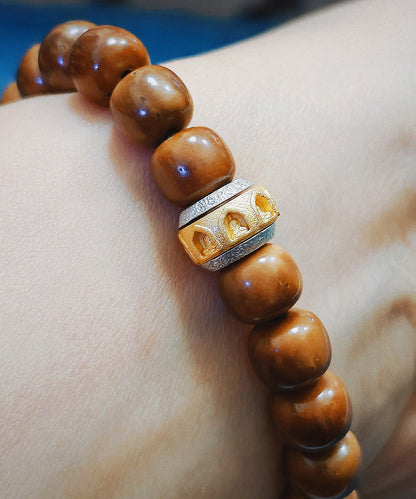 Handmade Silver Thousand niche Buddha Transport Beads