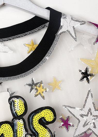 Handmade o neck dresses Neckline black tulle Dress summer - SooLinen