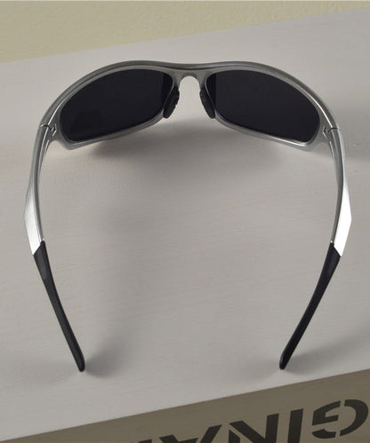 Hip Hop Style Silver Polarized Sunglasses