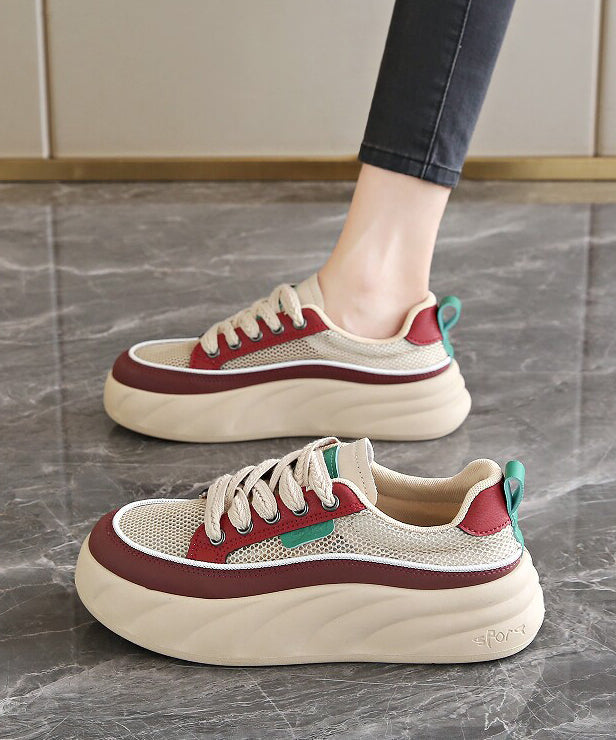 Hollow Out Tulle Fabric Flat Shoes For Women Flats