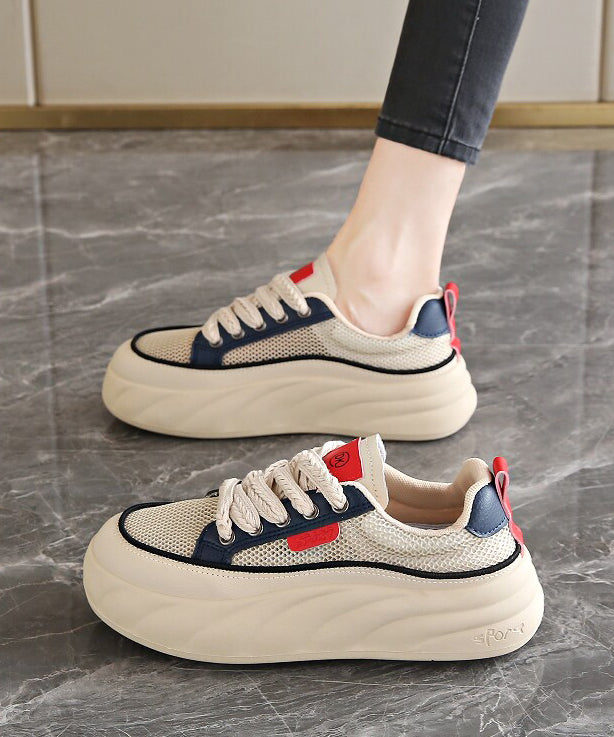 Hollow Out Tulle Fabric Flat Shoes For Women Flats