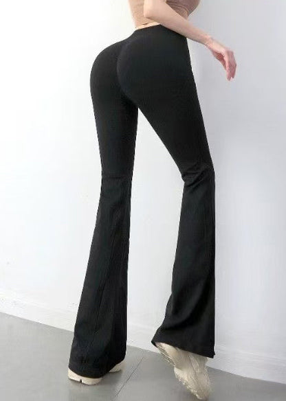 Impact Black Butt Scrunch Cotton Yoga Pants