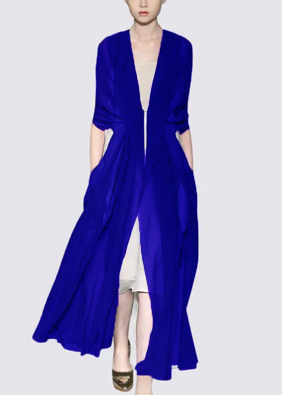 Italian Elegant Purple Silk Dress Long Sleeves