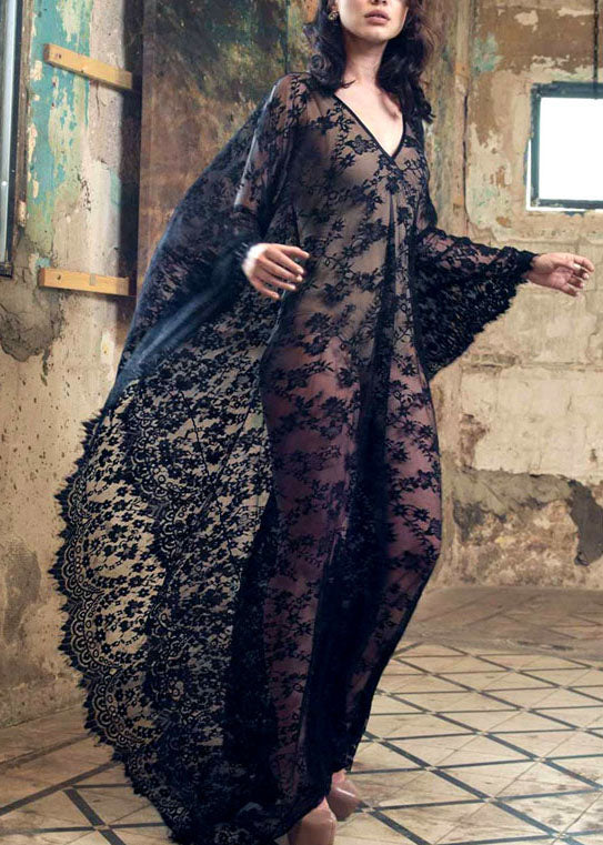 Italian White Lace Backless Beach Gown Summer Dresses