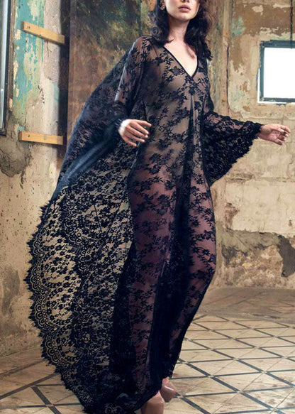 Italian White Lace Backless Beach Gown Summer Dresses