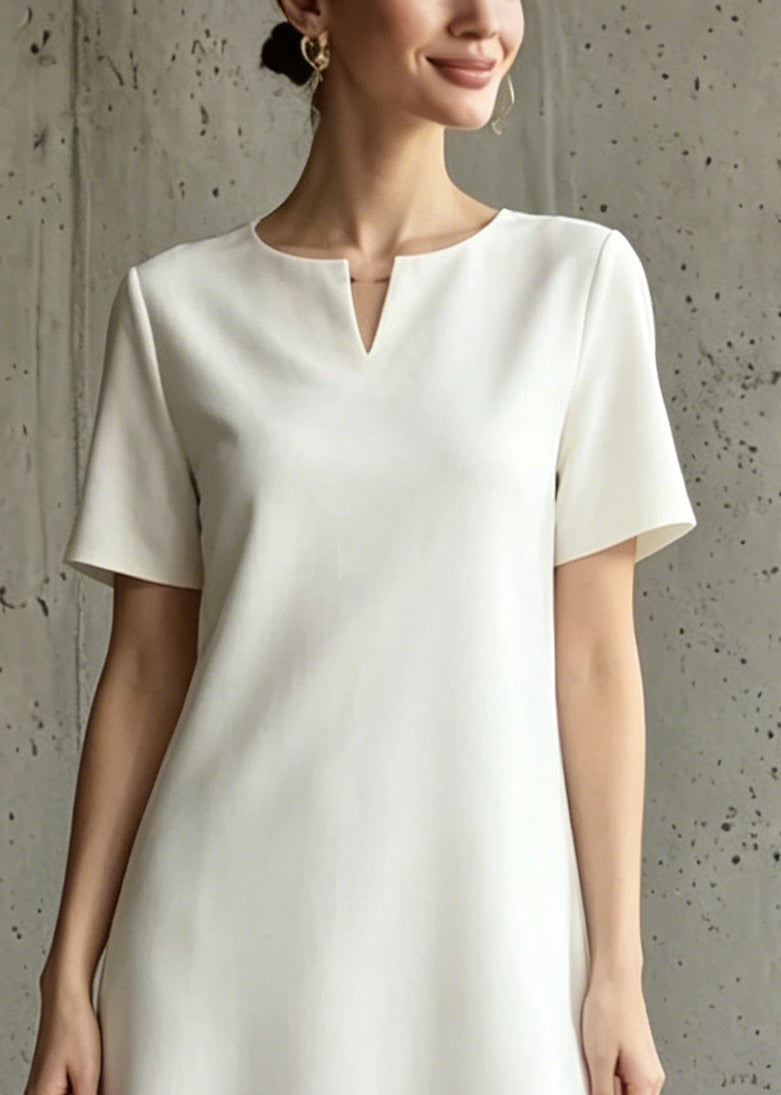 Italian White Patchwork Draping Silk Maxi Dresses Summer