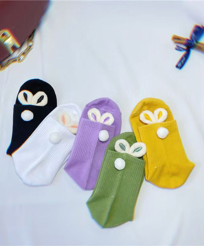 Japanese Cute Girl Versatile Cotton Crew Socks