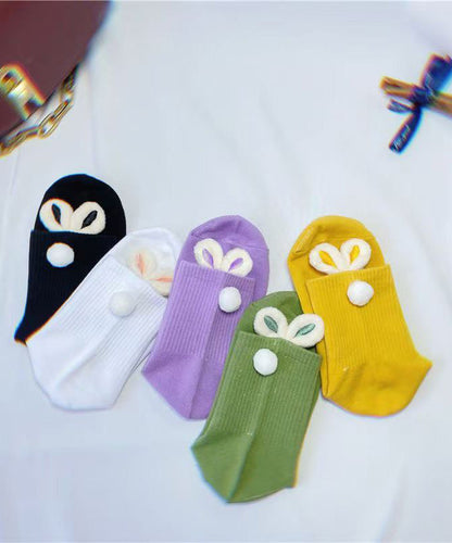 Japanese Cute Girl Versatile Cotton Crew Socks