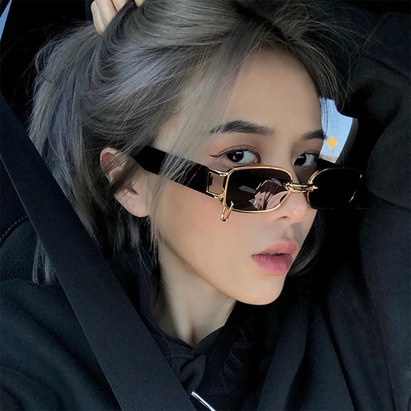 Korean Street Photography Hip-Hop Men's Sunglasses