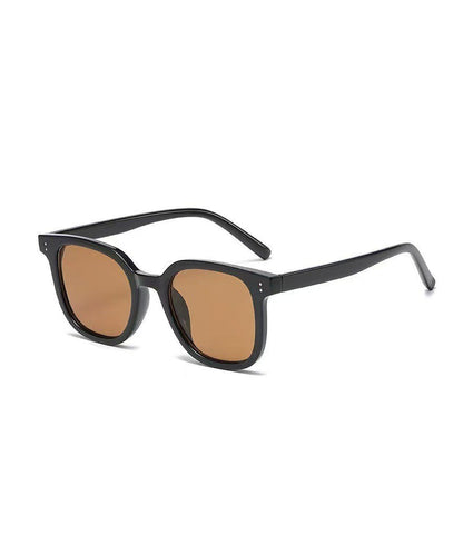 Korean Style Yellow Square Versatile Sunglasses