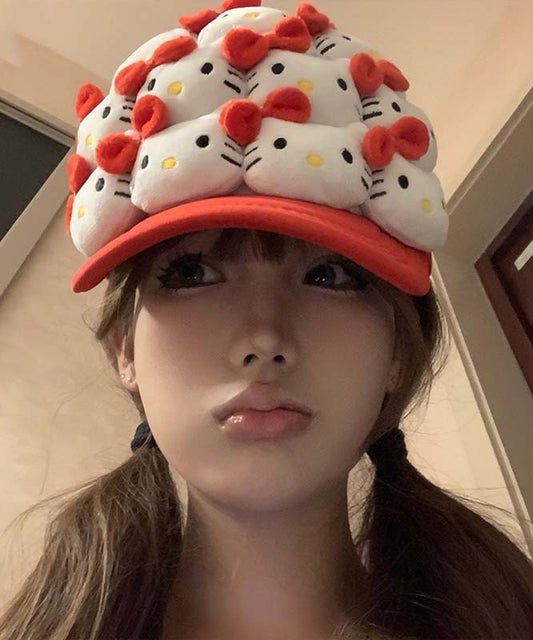 Korean Version Red Cute Baseball Cap