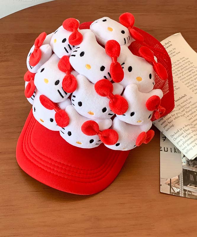 Korean Version Red Cute Baseball Cap