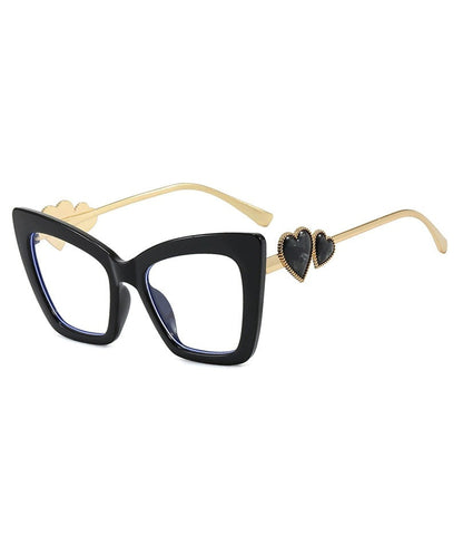 Ladies' Fashion Red Heart Square Flat Mirror