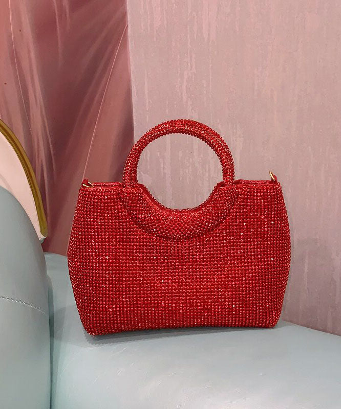 Light Luxury Gold Zircon Sparkling Evening Bag