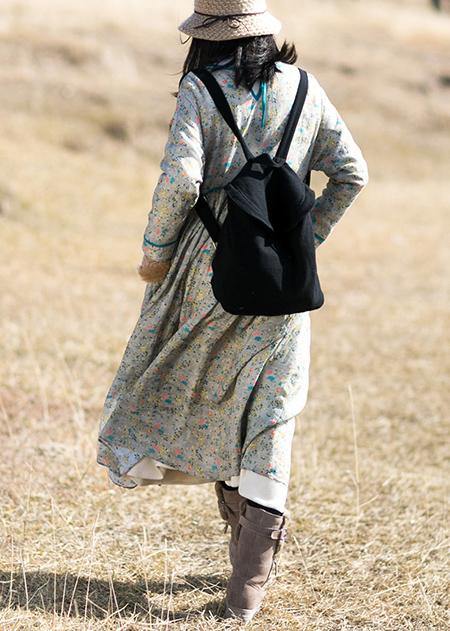 Loose O-Neck Patchwork Summer Quilting Dresses Wardrobes Print Dresses - SooLinen