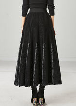 Load image into Gallery viewer, Modern Black Letter Patchwork Knit Skirt Spring