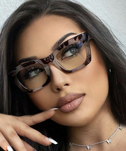 Modern Green Resin Full Frame Reading Glasses