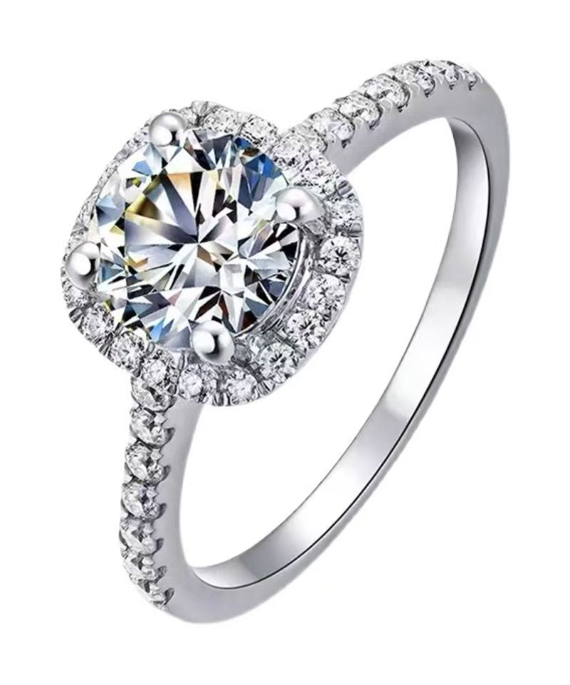 Modern Silk Stainless Steel Zircon Rings