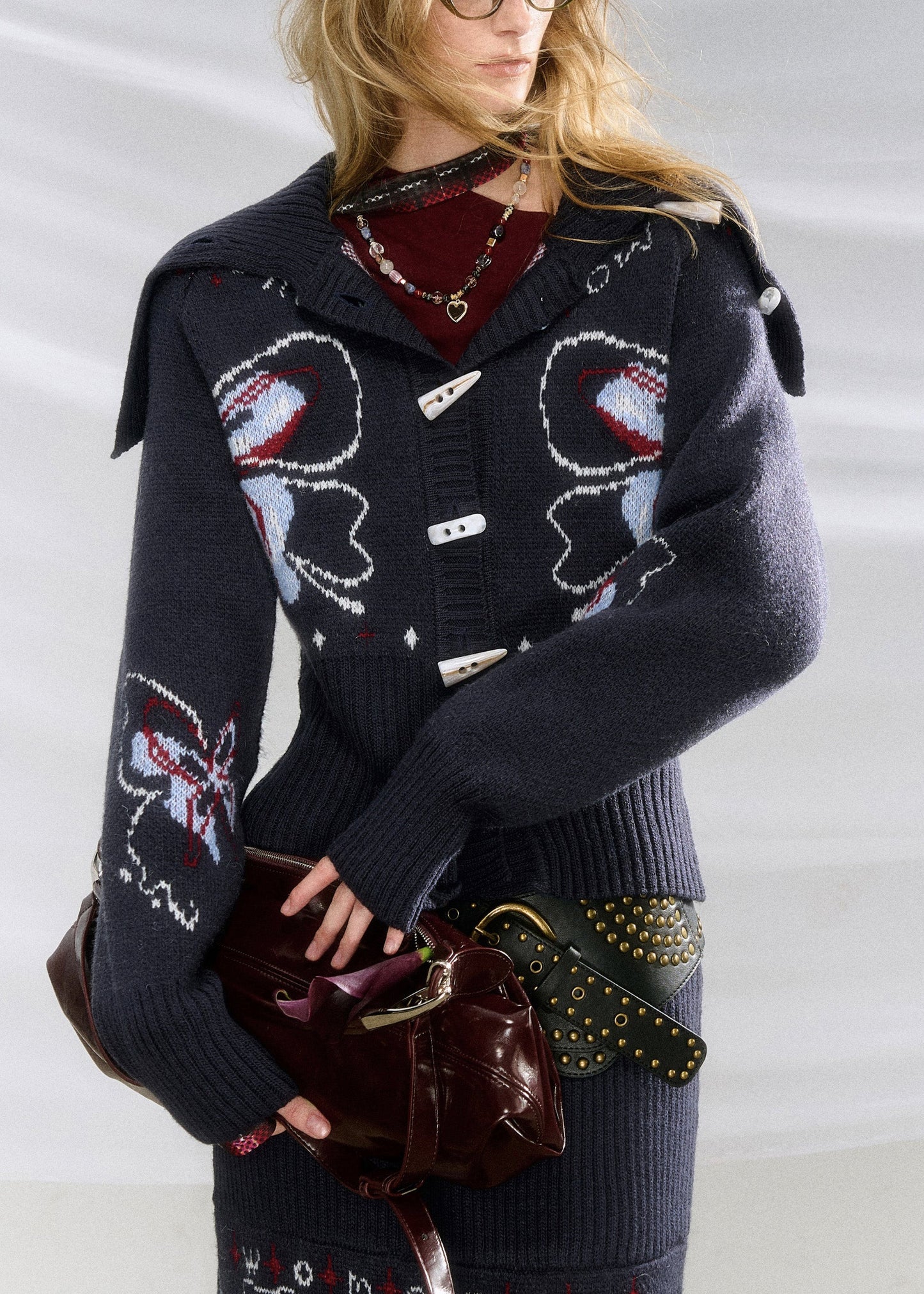 Modern Yellow Peter Pan Collar Button Knit Cardigan Fall