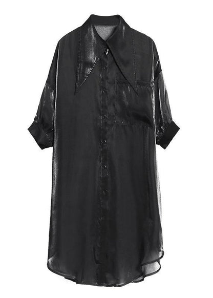 Natural half sleeve tulle Summer dresses plus size Fashion Ideas green Art Dresses - SooLinen