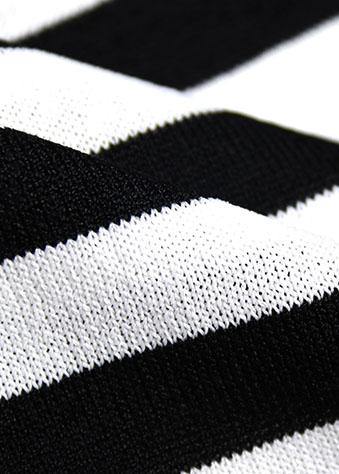 Natural patchwork Cotton quilting dresses Work striped Dress summer - SooLinen