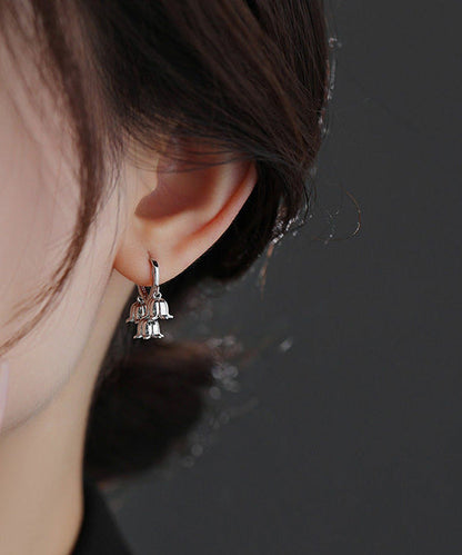 New 925 Silver Tulip Flower Ear Buckle