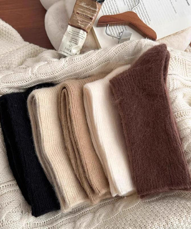 New Autumn Winter Thick Warm Wool Mid Calf Socks