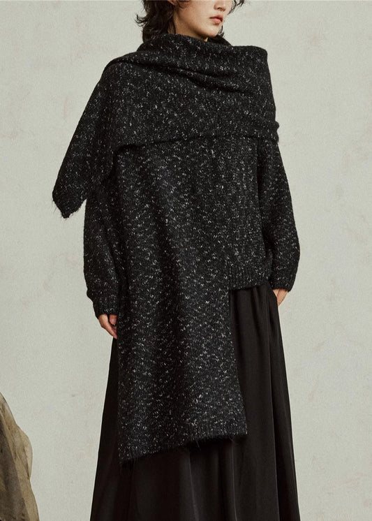 New Black Bow Cozy Woolen Knit Sweaters Winter