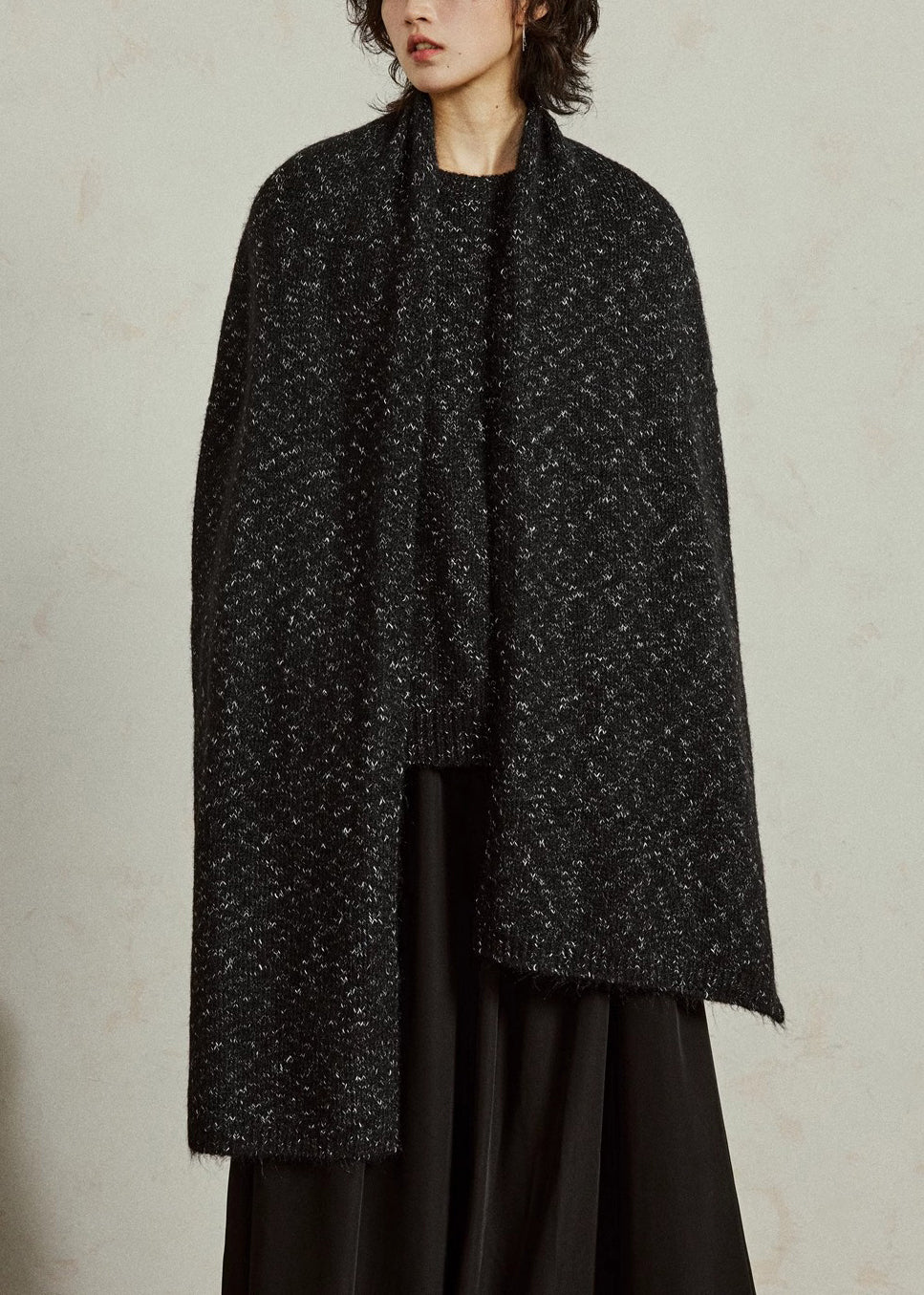 New Black Bow Cozy Woolen Knit Sweaters Winter