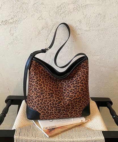New Casual Coffee Large Capacity Suede Shoulder Bag
