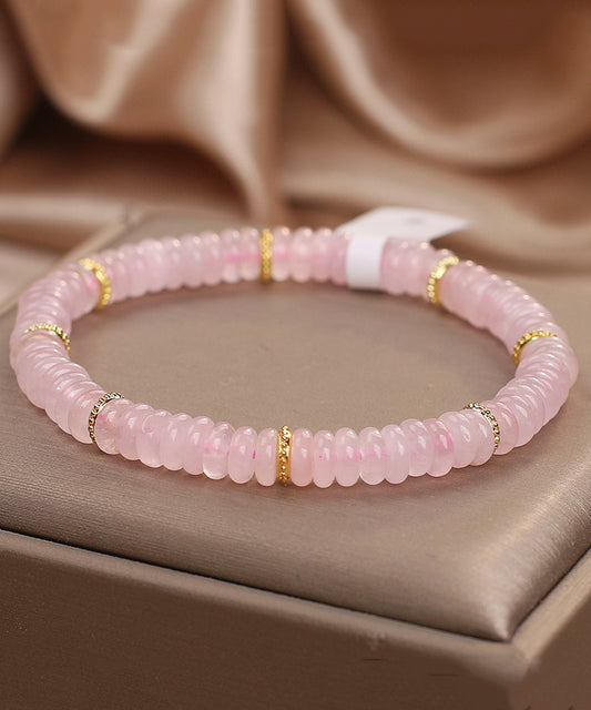 New Chinese Green Jade Abacus Bead Bracelet