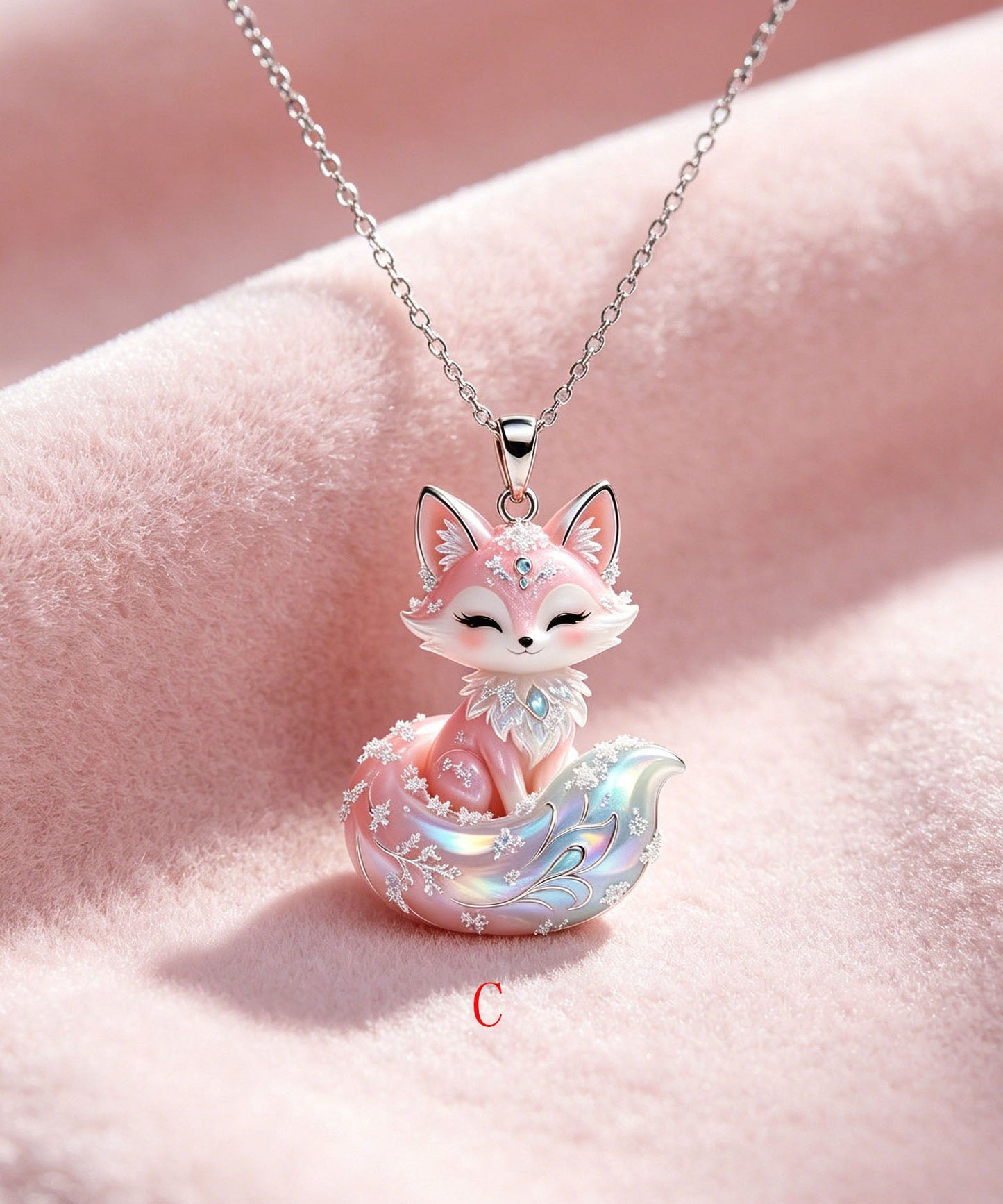 New Chinese Style Exquisite Fox Auspicious Pendant Necklace