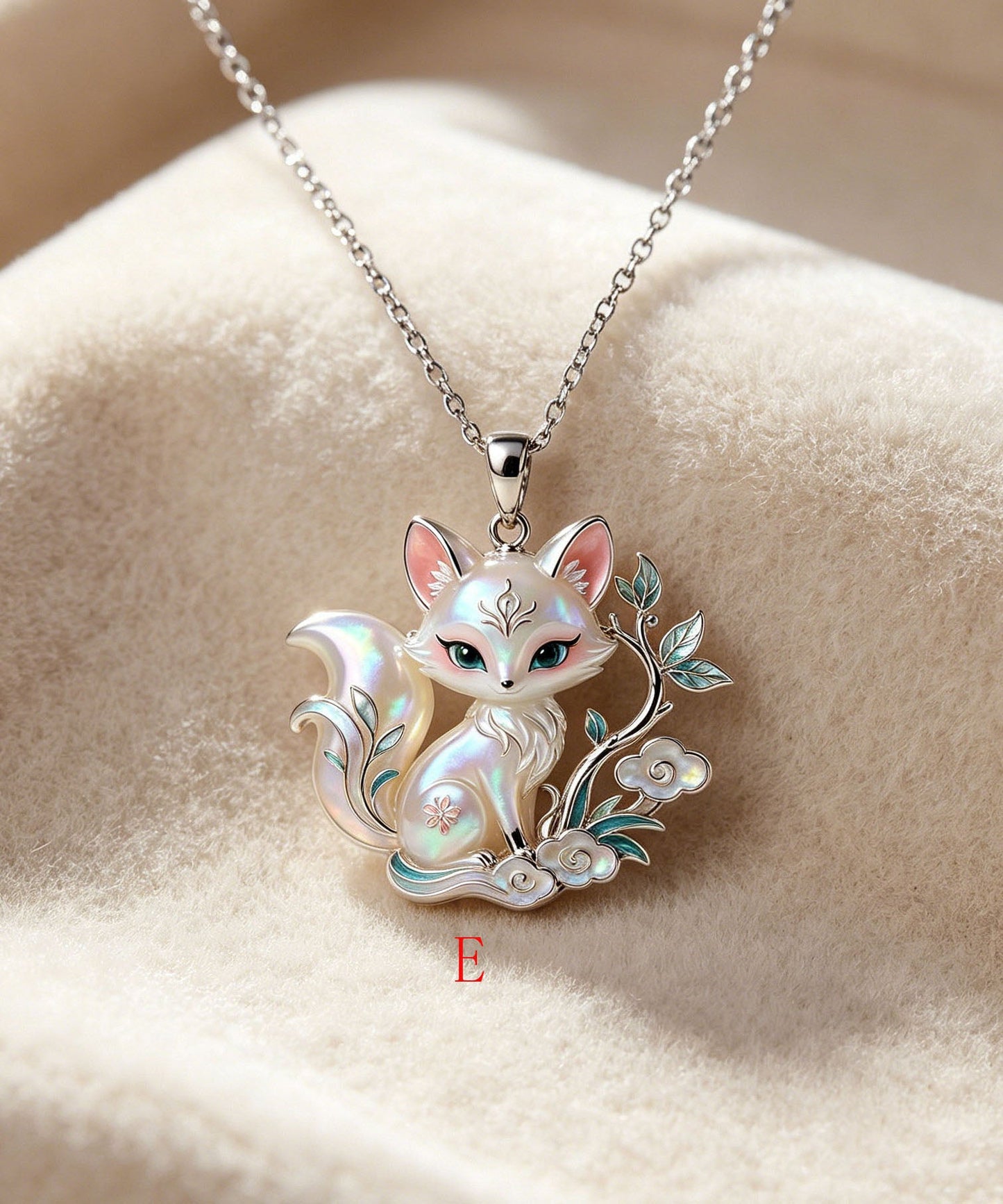 New Chinese Style Exquisite Fox Auspicious Pendant Necklace