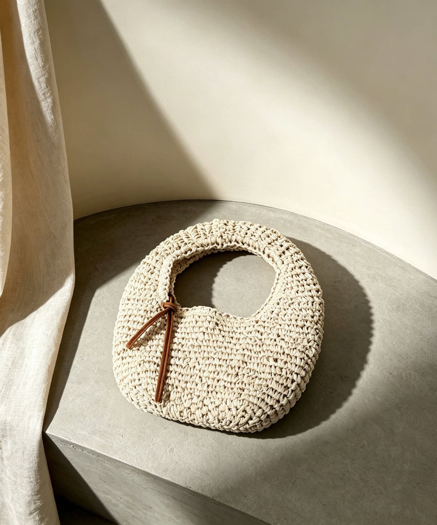 New Coffee Straw Woven Vacation Tote Bag