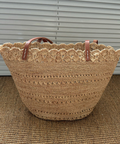 New Designed Vacation Straw Woven Large Capacity Shoulder Bag