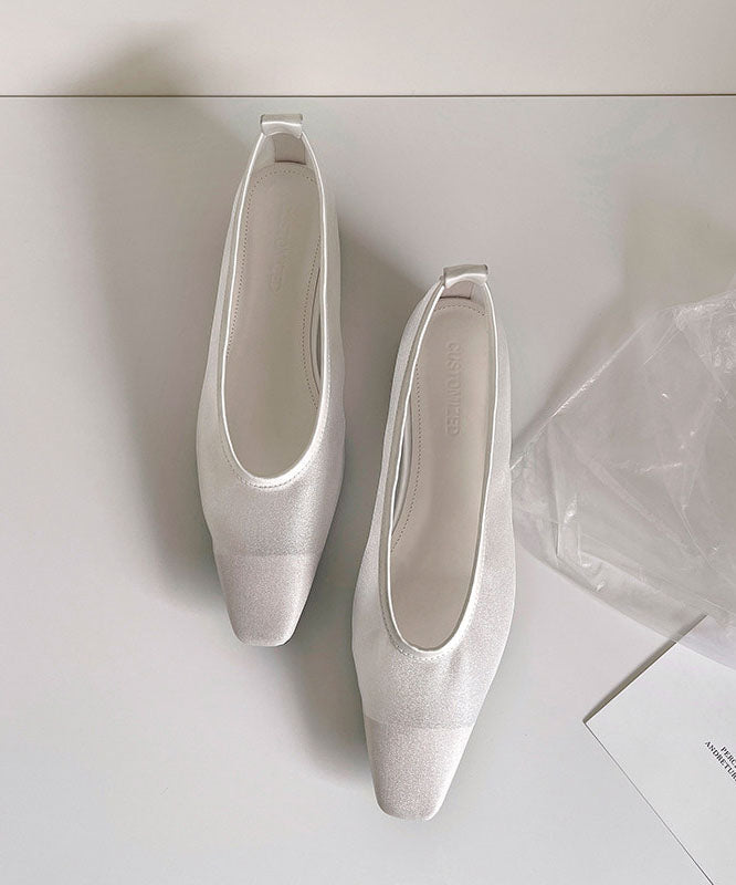 New Elegant Versatile Apricot Tulle Flats Shoes
