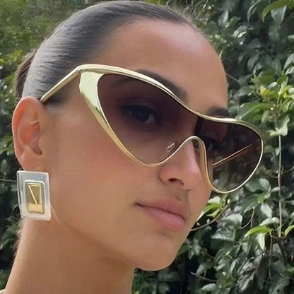 New Fashion Grey Metal Frame Outdoor Sunglasses