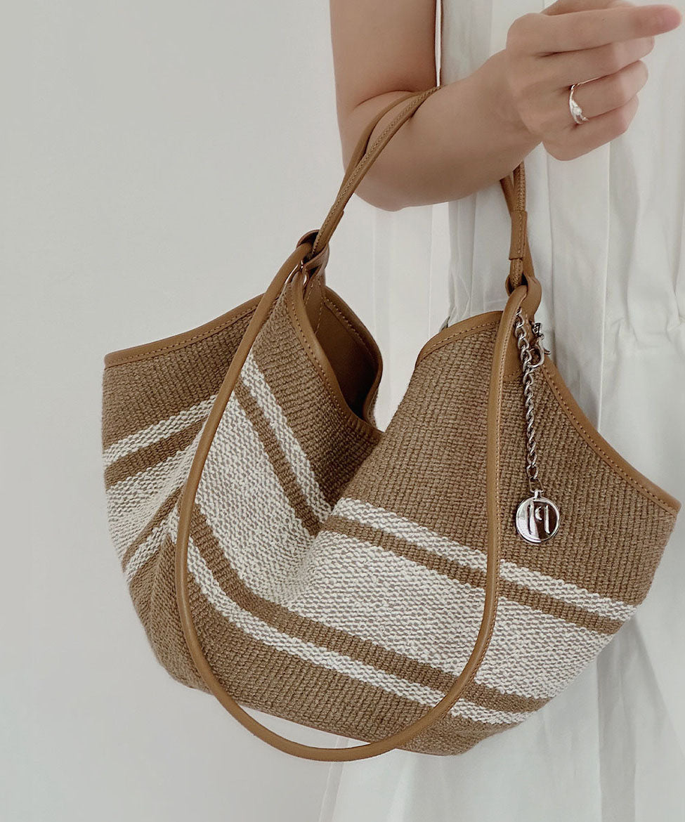 New Fashion Large Capacity Weave Shoulder Bag