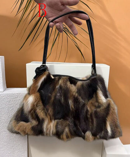 New Fashion Versatile Fuzzy Fur Shoulder Bag