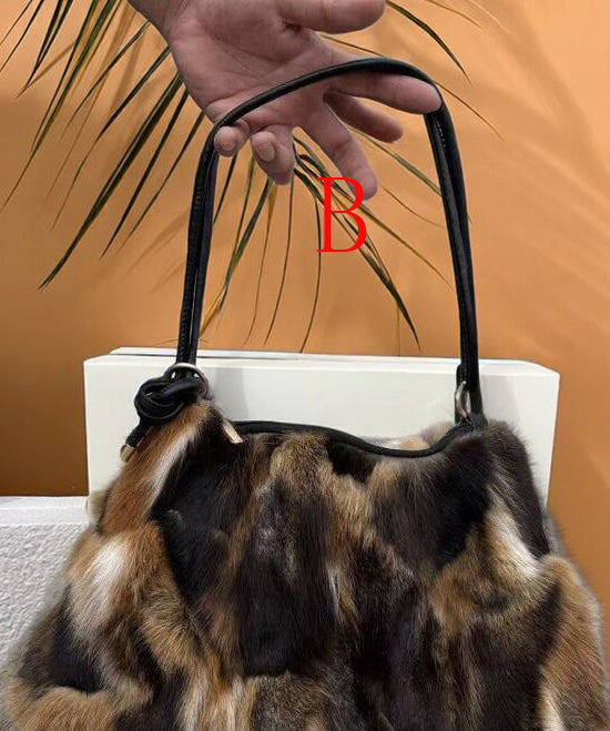 New Fashion Versatile Fuzzy Fur Shoulder Bag