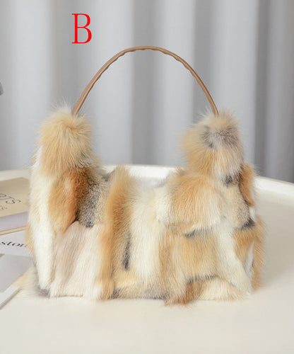 New Fashion Women's Fuzzy Fur Shoulder Bag