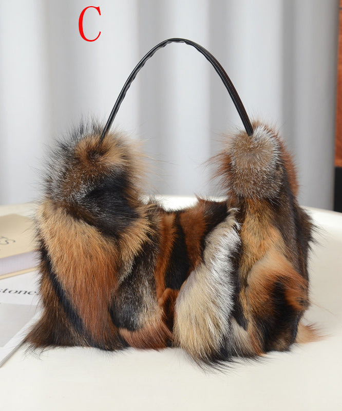 New Fashion Women's Fuzzy Fur Shoulder Bag