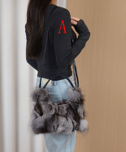 New Fashion Women's Fuzzy Fur Shoulder Bag