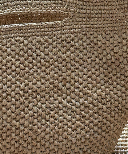 New Handmade Straw Woven Tote Bag