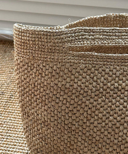 New Handmade Straw Woven Tote Bag