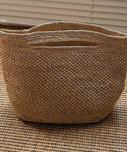 New Handmade Straw Woven Tote Bag